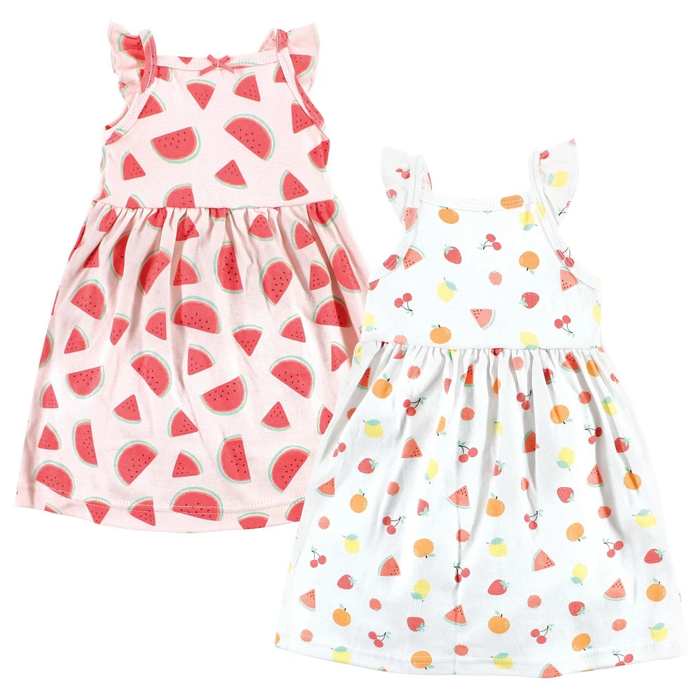 Hudson Baby Girls Cotton Dresses