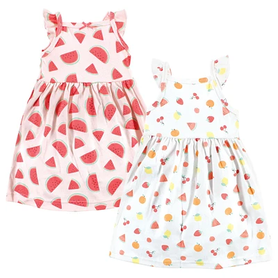 Hudson Baby Girls Cotton Dresses