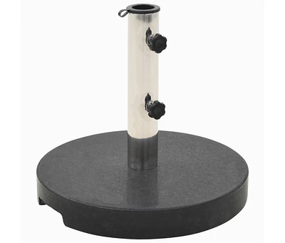 Parasol Base Granite 44.1 lb Round Black