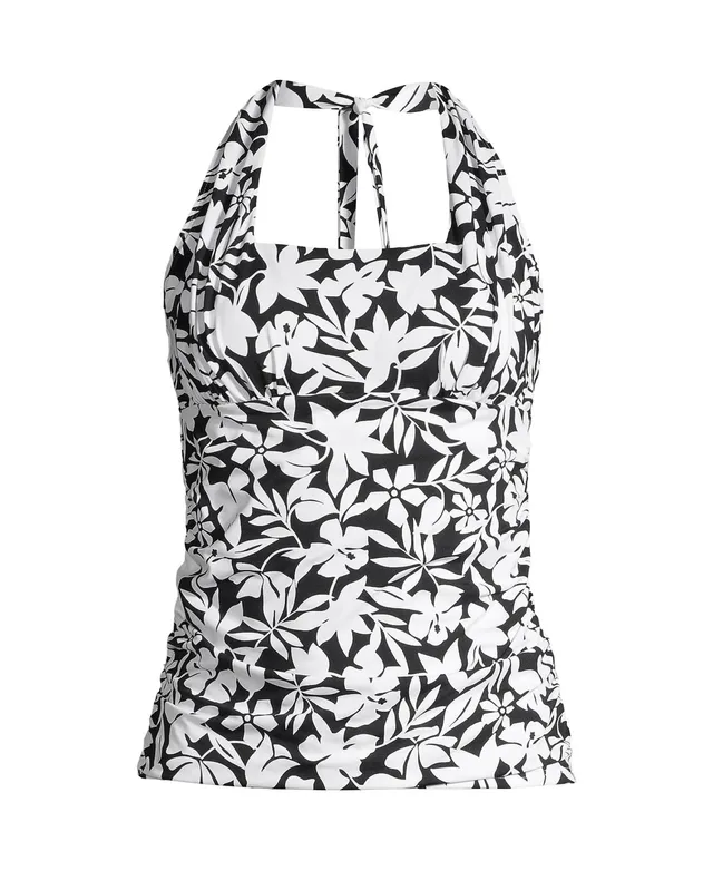 Xersion Geometric Tankini Swimsuit Top