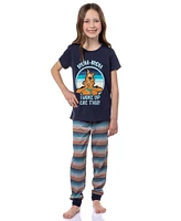 Scooby-Doo Girls Ruh Roh I Woke Up Like This Jogger Sleep Pajama Set