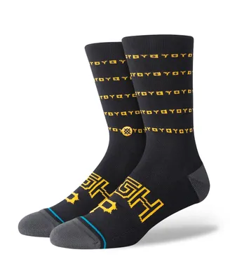 Men's Stance Black Pittsburgh Pirates 2023 City Connect Crew Socks