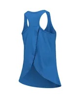 Women's Royal Durham Bulls Charm Scoop Neck Racerback Tank Top