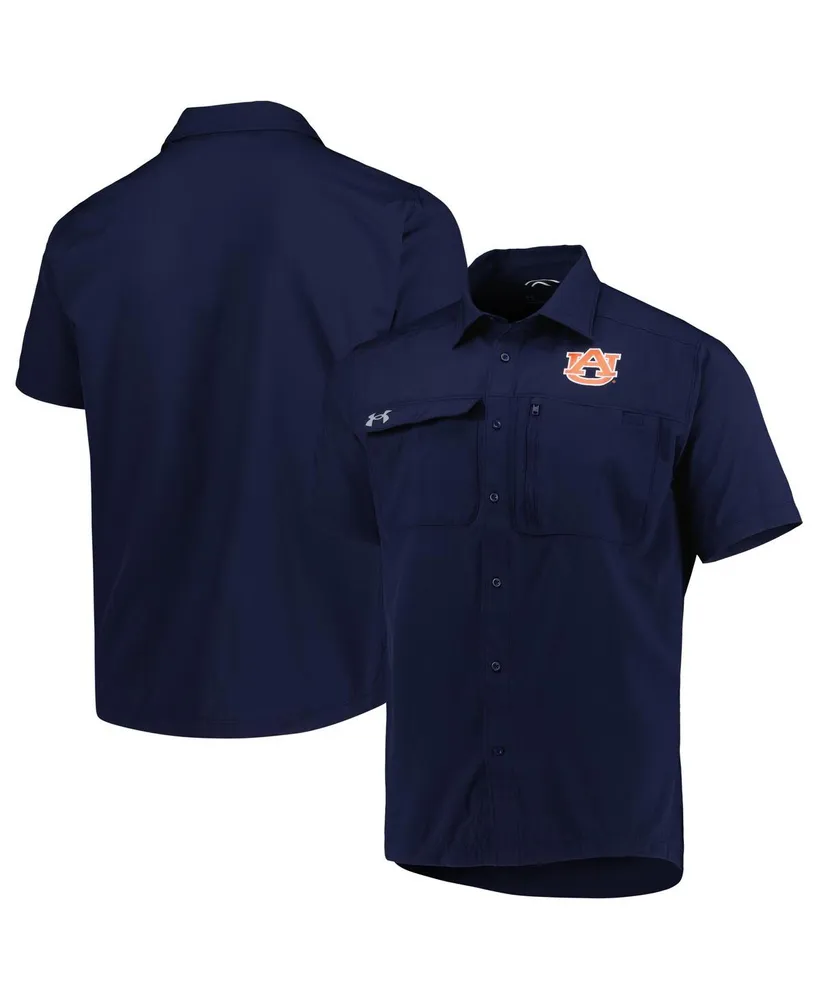 Under Armour Men's Under Armour Navy Auburn Tigers Motivate Button-Up Shirt