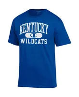 Men's Champion Royal Kentucky Wildcats Arch Pill T-shirt