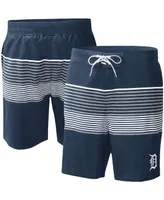 Men's G-iii Sports by Carl Banks Navy Detroit Tigers Coastline Volley Swim Shorts