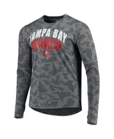 Men's Msx by Michael Strahan Gray Tampa Bay Buccaneers Performance Camo Long Sleeve T-shirt