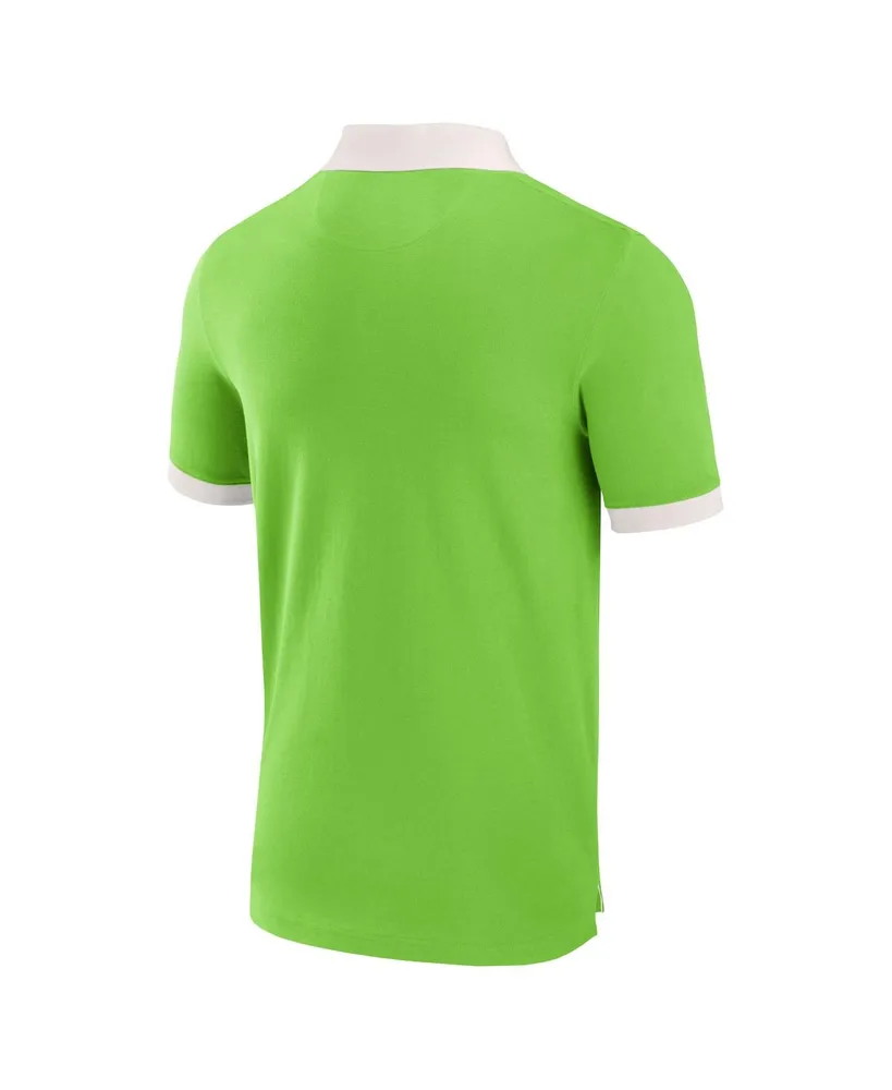 Men's Fanatics Rave Green Seattle Sounders Fc Second Period Polo Shirt