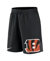 Men's Nike Black Cincinnati Bengals Stretch Performance Shorts