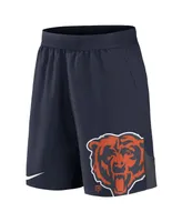 Men's Nike Navy Chicago Bears Stretch Performance Shorts