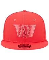 Men's New Era Red Washington Commanders Color Pack Brights 9FIFTY Snapback Hat