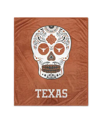 Texas Longhorns 60'' x 70'' Sugar Skull Fleece Blanket