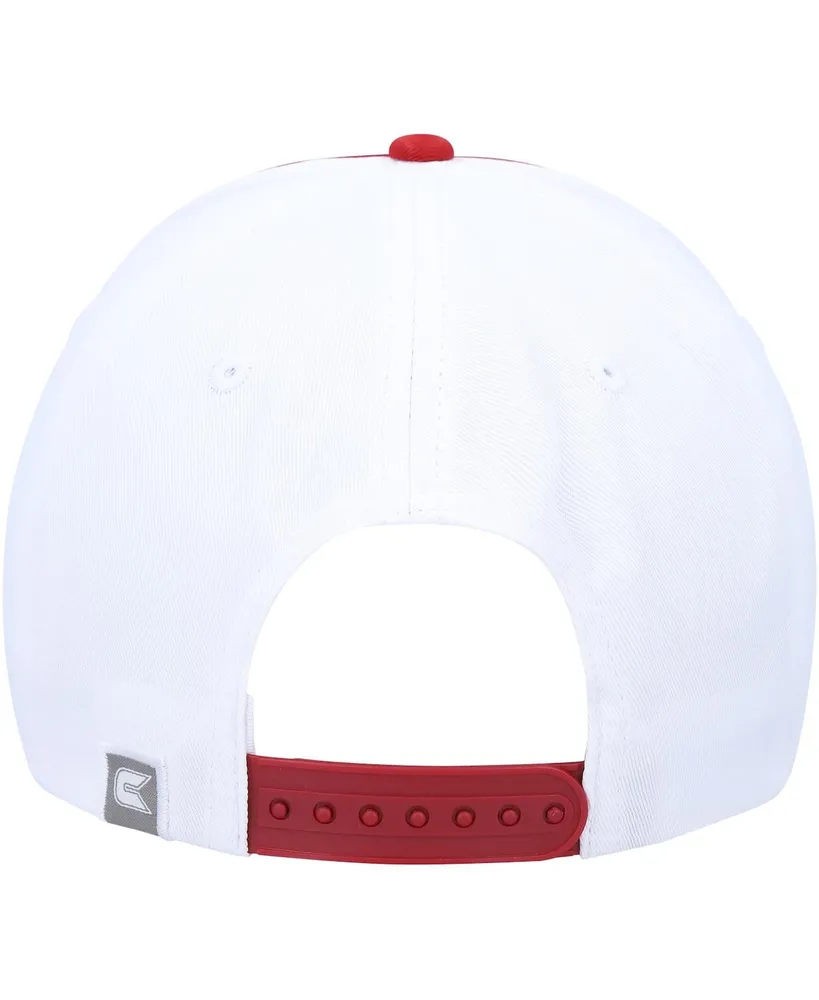 Men's Colosseum White Iowa State Cyclones Take Your Time Snapback Hat