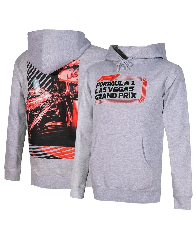 Men's and Women's Heather Gray Formula 1 Las Vegas Grand Prix Classic Pullover Hoodie