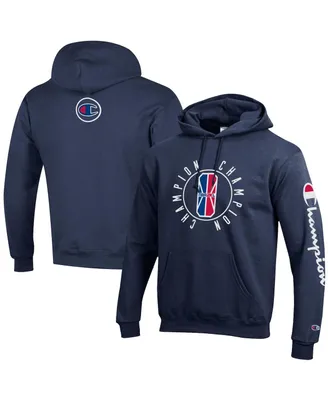 Men's and Women's Champion Navy Nba 2K League In-Game Logo Powerblend Pullover Hoodie