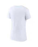 Women's Fanatics White Nebraska Huskers Evergreen Campus V-Neck T-shirt