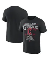 Men's Darius Rucker Collection by Fanatics Black Cleveland Guardians Beach Splatter T-shirt