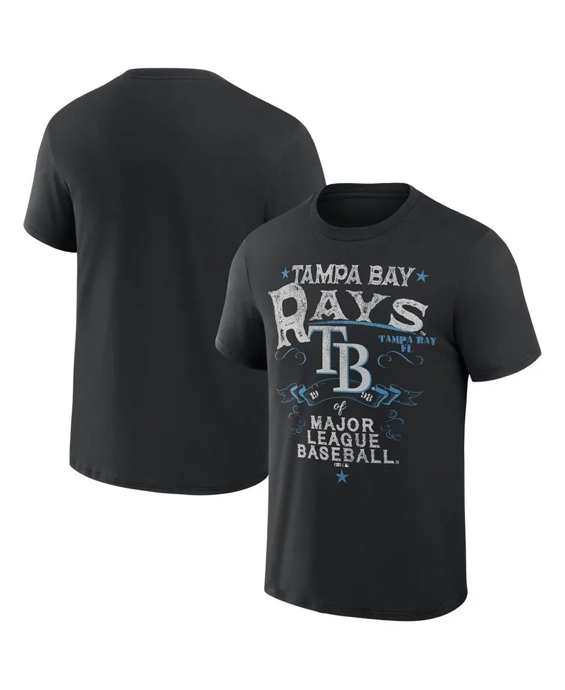 Men's Darius Rucker Collection by Fanatics Black Tampa Bay Rays Beach Splatter T-shirt