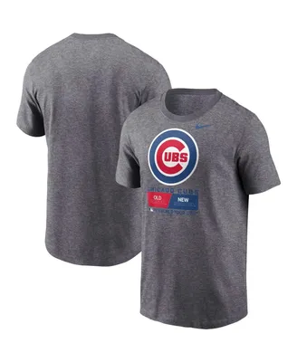 Men's Nike Heather Charcoal Chicago Cubs 2023 Mlb World Tour: London Series T-shirt