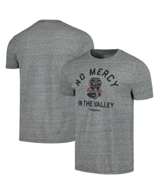 Men's Contenders Clothing Heather Gray Cobra Kai No Mercy The Valley T-shirt