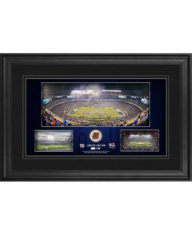 Fanatics Authentic Chicago Bearas Framed 10 x 18 Stadium Panoramic Collage with Game-Used Football - Limited Edition of 500