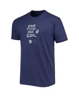 Men's Round21 Crystal Dunn Navy Uswnt One Team One Goal T-shirt