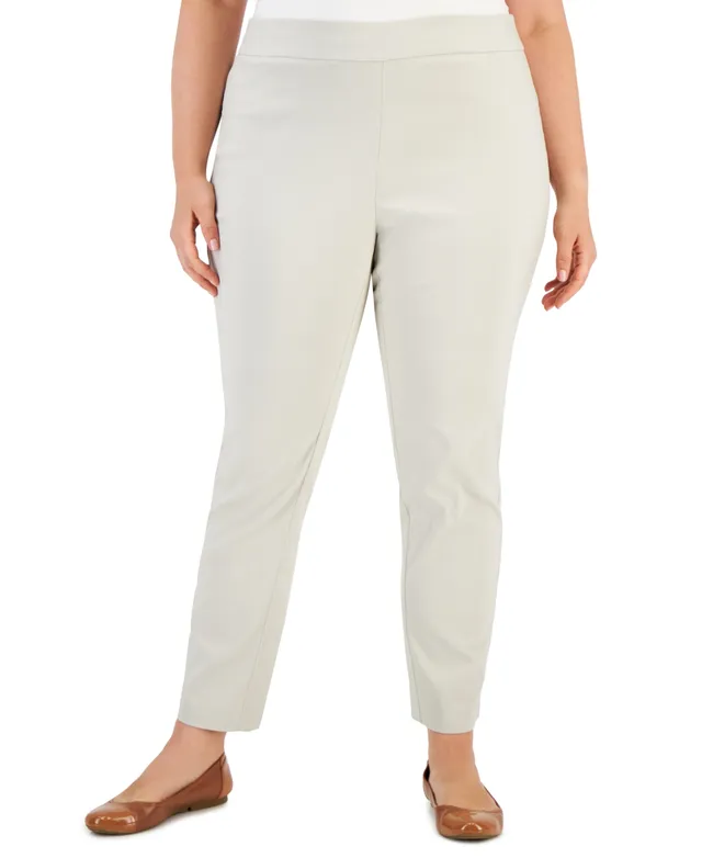 Jm Collection Plus Pull-On Cambridge Pants, Created for Macy's