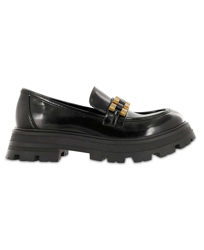 Mia Women's Gabina Round-Toe Lug Sole Loafers