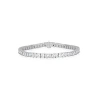 5A Cubic Zirconia Tennis Bracelet Silver