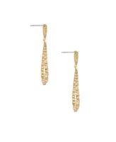Ettika Droplet 18K Gold Plated Dangle Earrings