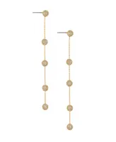 Ettika Sparkle Ball Drop 18K Gold Plated Earrings