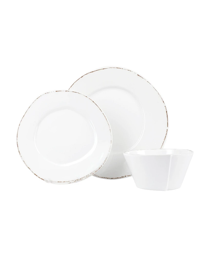 Vietri Melamine Lastra Three-Piece Place Setting