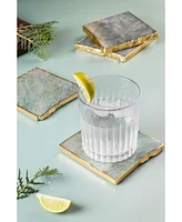 Gauri Kohli Dazzle Aventurine Coasters, Set of 4