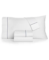 Closeout! Charter Club Solid 550 Thread Count 100% Cotton 4-Pc. Sheet Set, King, Exclusively at Macy's