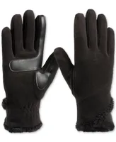 Isotoner Signature Women's Stretch Fleece Overlap Water-Repellent Gloves