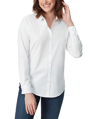 Gloria Vanderbilt Women's Amanda Long-Sleeve Fitted Shirt