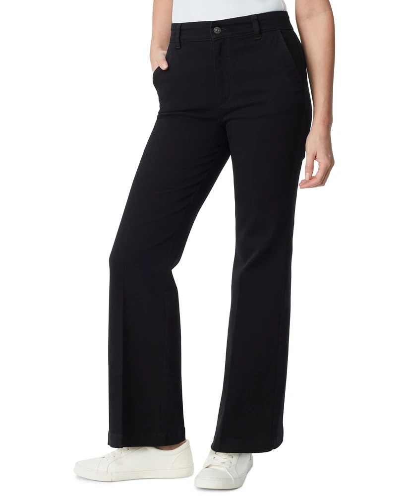 Gloria Vanderbilt Women's High-Rise Flared-Hem Jeans