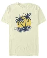 Fifth Sun Men's Generic Additude Palms Short Sleeves T-shirt