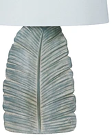 23" Casual Resin Table Lamp with Designer Shade