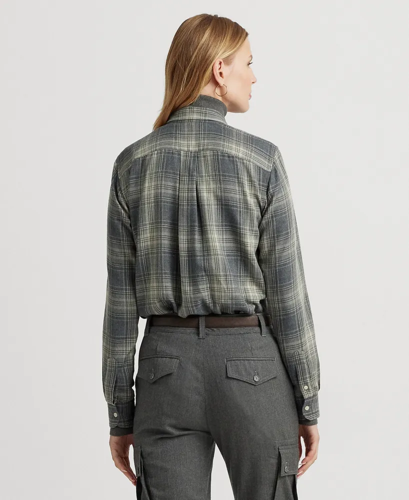 Lauren Ralph Lauren Women's Plaid Twill Shirt