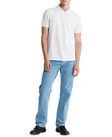 Calvin Klein Men's Athletic Tech Zip Polo Shirt