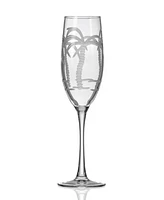 Rolf Glass Palm Tree Champagne Flute 8oz