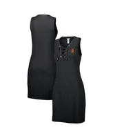 Women's Tommy Bahama Black San Francisco Giants Island Cays Lace-Up Spa Dress