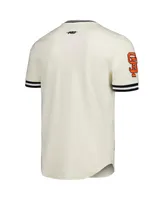 Men's Pro Standard Cream San Francisco Giants Cooperstown Collection Retro Classic T-shirt