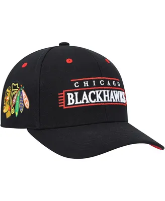 Men's Mitchell & Ness Black Chicago Blackhawks Lofi Pro Snapback Hat
