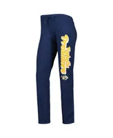 Women's Concepts Sport Gold, Heather Navy Nashville Predators Meter Muscle Tank Top and Pants Sleep Set