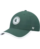 Men's '47 Brand Green Michigan State Spartans Microburst Clean Up Adjustable Hat