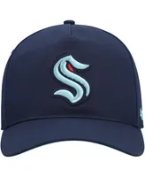 Men's '47 Brand Deep Sea Blue Seattle Kraken Primary Hitch Snapback Hat