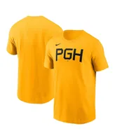 Men's Nike Gold Pittsburgh Pirates 2023 City Connect Wordmark T-shirt