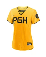 Women's Nike Bryan Reynolds Gold Pittsburgh Pirates 2023 City Connect Replica Player Jersey